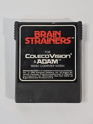 Brain Strainers (Coleco ColecoVision) Tested game cart only