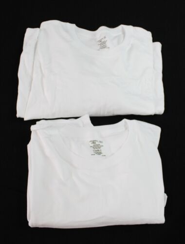 Jockey Mens Tall 2 Pack Classic Crew Neck Undershirt BL1 Diamond White Size 4XLT