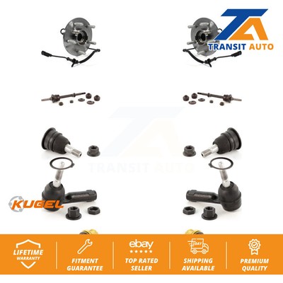 Front Bearing Upper Lower Ball Joint Outer Tie Rod Link Kit (10Pc) For Ram 1500