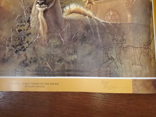 FOUR 4 ALAN AINSLIE PRINTS NUMBERED AND SIGNED BY THE ARTIST 23 1/4" x 18 1/2" - Picture 8 of 12