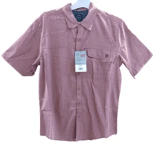 Men's Wrangler ATG All Terrain Gear Utility Shirt Regular Fit Red - X-Large