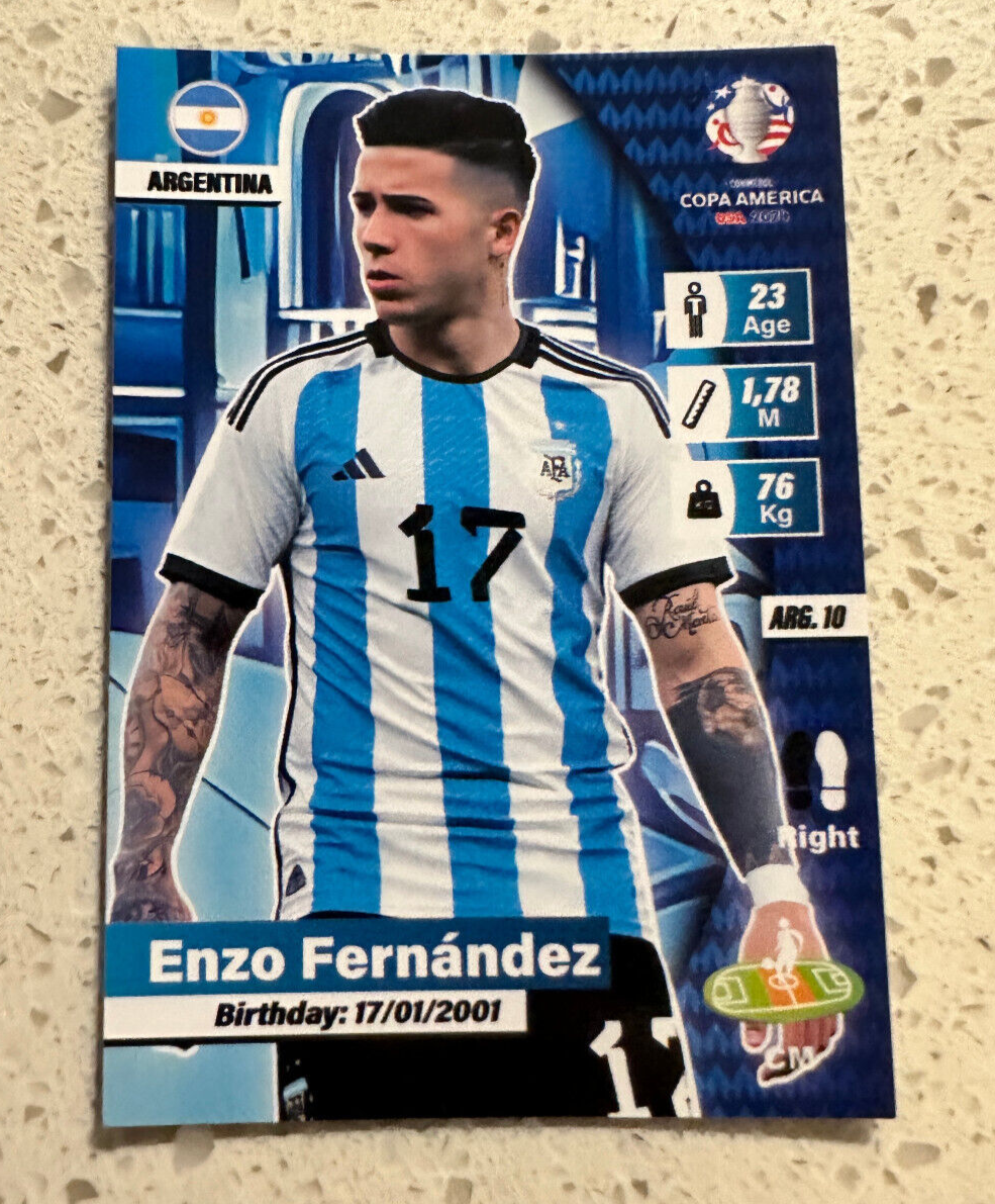 2024 Copa America Flash Edition Enzo Fernandez Argentina | eBay
