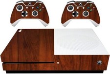 Woodgrain Pattern Decals Skins Designed to Fit Xbox One S Systems VWAQ - XSGC4