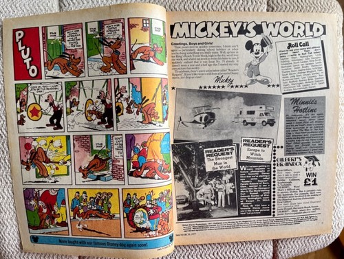 RARE VINTAGE 1977 MICKEY MOUSE COMIC ~ No. 75 ~ 26th MARCH 1977 ~24 PAGES ~ VGC - Picture 3 of 11