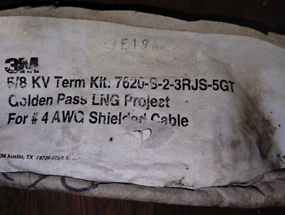7620-S-2-3-RJS-5GT Cold Shrink QT-III 5/8 KV for #4 AWG Termination Kit 90 Day