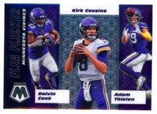 Kirk Cousins Dalvin Cook Adam Thielen 2020 Mosaic FLEA FLICKER #FF11 Vikings SP