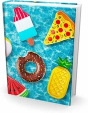 [1-Pack] Large 8x10 Hardcover Textbook Stretchable Fabric Book Covers