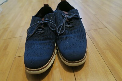 Cole Haan ZEROGRAND Stitchlite Marine Blue Wingtip Oxfords Sz 11.5 Mens 11.5 M Cole Haan 2.ZeroGrand Wingtip Oxford Blue Marine  main image 3
