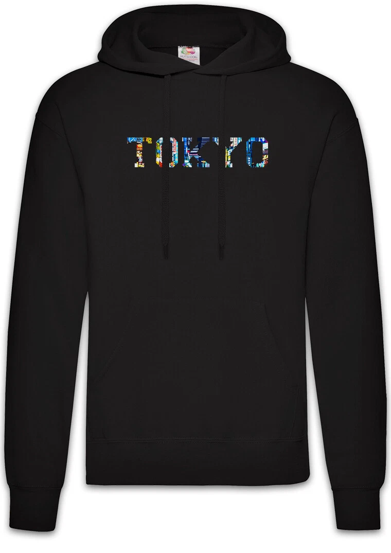 Tokyo Hoodie Pullover Tokio Skyline City Japanese Japan