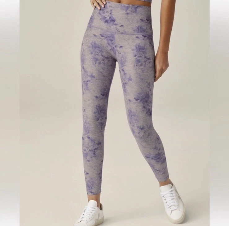 beyond-yoga softmark caught in the midi underwater floral leggings