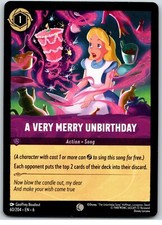 #60 A Very Merry Unbirthday - Common - Amethyst 2024 Disney Lorcana Azurite Sea