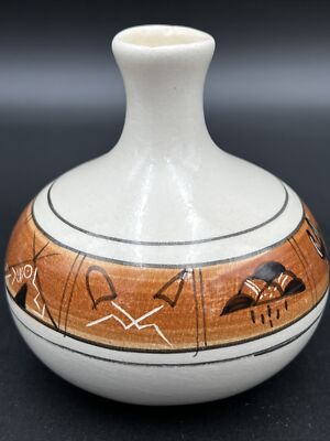 Hand Crafted, Signed Small Bud Vase Pottery, Tucson, AZ