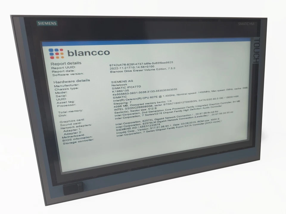 Siemens Simatic HMI IPC477D 22'' Multitouch Embedded Panel PC 6AV7244-6EA00-0MT1 - Bild 2 von 4