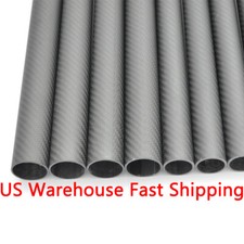 3K Carbon Fiber Tube OD 38x35 38x36 40x37 42x40 Length 500mm for RC Airplane DIY