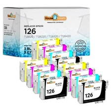 T126 Fits Epson T1261 T 1262 T1263 T1264 Ink Cartridge for Epson Workforce Print