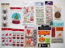 Recollections, Soft Spoken & More Stickers, HOLIDAY THEME, You Pick, some Rare!