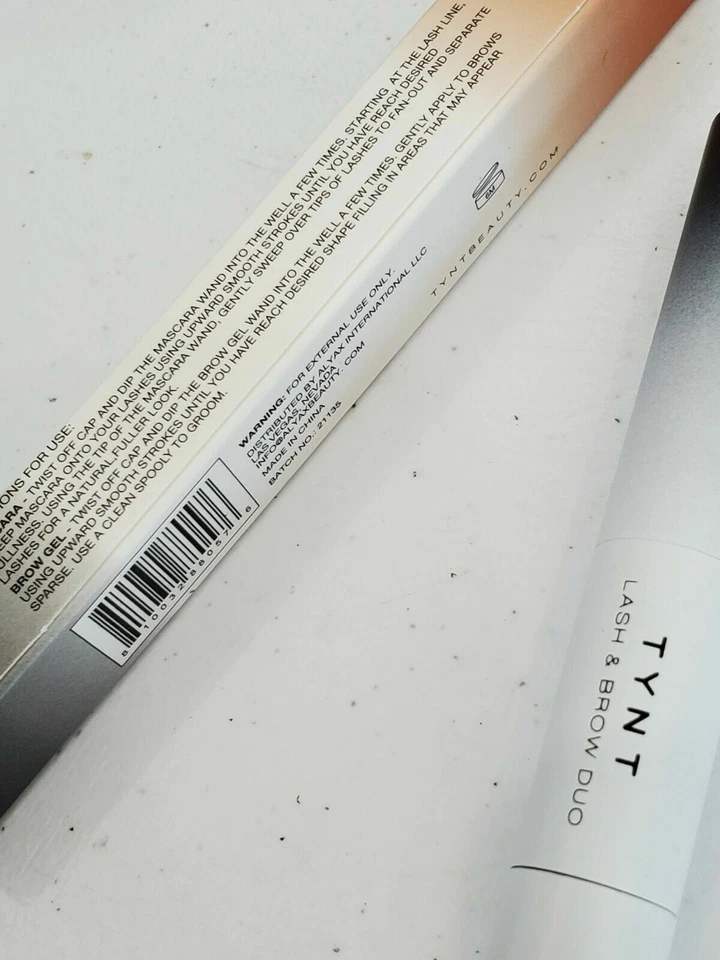 TYNT Beauty Lash & Brow Duo Brown Brow Gel & Black Mascara Duo $29 New In Box - Image 3 of 4