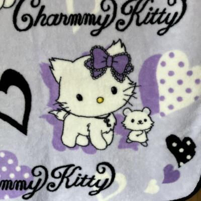 CHARMMY KITTY タオルケット Charmmy Kitty Throw Blanket Light Purple Charmy Hello kitty Sanrio