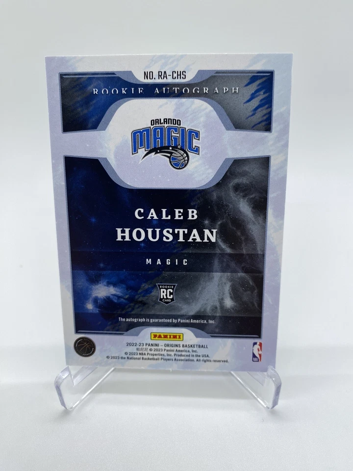 2022-23 Panini Origins CALEB HOUSTAN Rookie Autograph On Card Auto RC Magic - Image 2 of 2