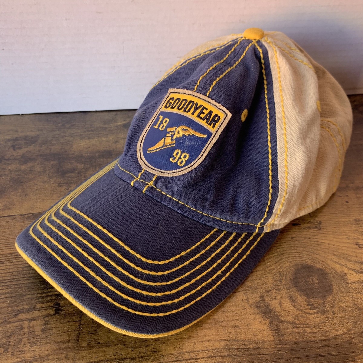 Vintage Goodyear Tires Baseball Cap 1898 Relaxed Fit Trucker Hat