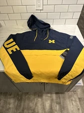 New University Of Michigan Pullover Men's XXL 1/4 Zip Pullover Colosseum