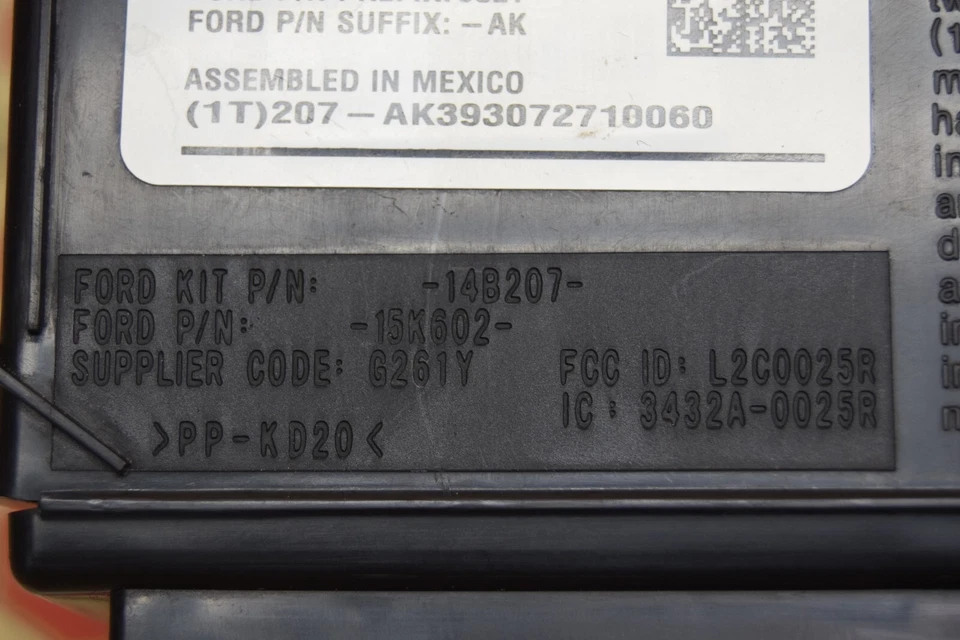 2008 FORD E250 E350 VAN THEFT LOCKING REMOTE KEYLESS MODULE 8C2T-15K602-AK OEM - Изображение 3 из 4