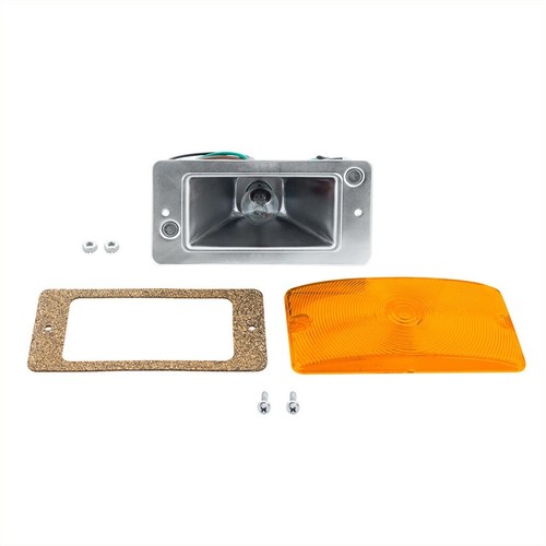 Pair Amber Turn Signal Parking Light Assemblies For 1959-1964 Ford Pickup Truck - 第 10/13 張圖片
