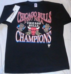 vintage bulls champion shirt