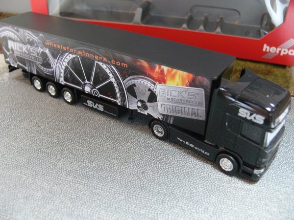 1/87 Herpa Scania R Tl Gardinenplanen-Sattelzug Sks / Wheelsforwinner.Com 302210-image