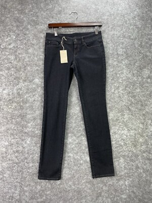 Ann Taylor Women s Jeans Modern Fit Skinny Leg Size 4P Petite Dark Wash New