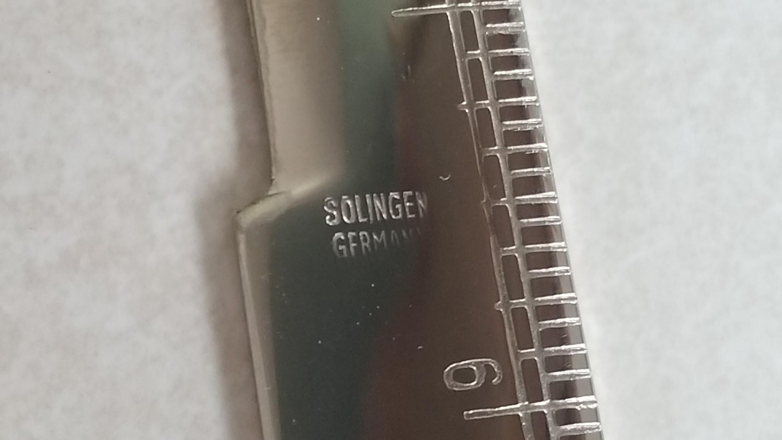 Vintage Letter Opener/ Scissors In Leather Case Made In Solingen Germany Nice O4