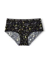 Happy Nation Girls Cotton Logo Brief Underwear Black Size L