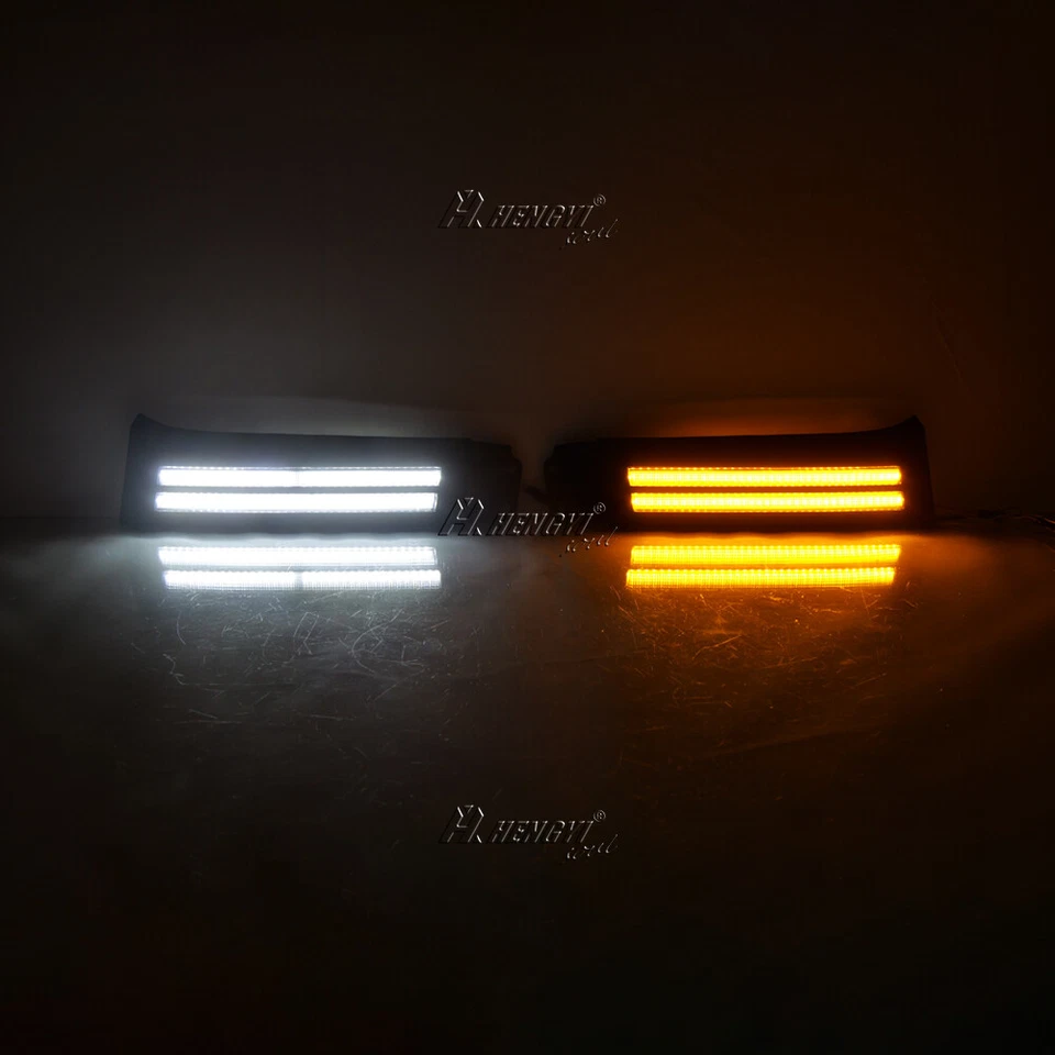 LED Daytime Running Light For 2007-2013 Toyota Tundra 2008-2017 Sequoia Fog Lamp - Image 4 of 4