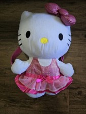 Hello Kitty Plush Stuffed Animal Backpack Scenario