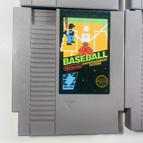 4 NES Nintendo Game 5 Screw Original Games Duck Hunt Baseball Pinball Mach Rider