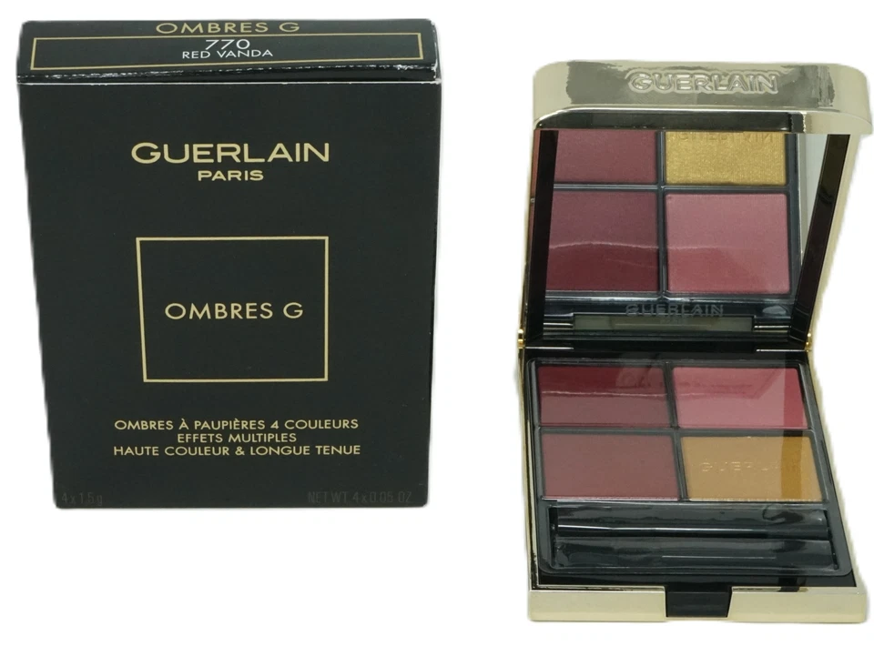 Guerlain Paris Ombres G Eyeshadow quad 6 g 770 Red Vanda - Bild 1 von 1