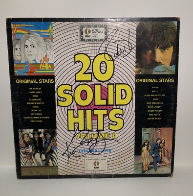 Stampeders Rich Dodson Kim Berly Autographed 20 Solid Hits Signed Vinyl Record