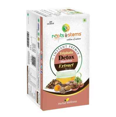 roots & stems Triphala Detox Digestive Tea 60g Free Shipping World Wide