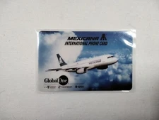 Mexicana Airlines International Phone Card Global One Unused