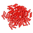 22-18 Gauge Wire Butt Connectors AWG Ga Car Radio Terminals Red 100PCS New