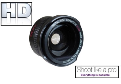 Kit Objectif Fisheye + 3 Filtres Pour JVC Everio GZ-R560 / R460 – Neuf