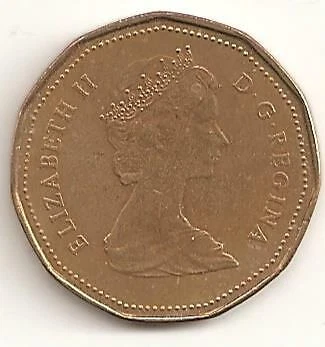 1987 Canada Dollar; Loonie Coin; Elizabeth II D.G. Regina | eBay