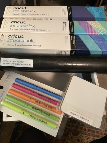 Lot Of 4 Cricut Infusible Ink Transfer Sheets Sealed 12 Sheets Total NIB PLUS