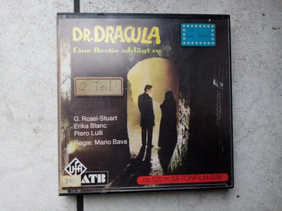 DR. Dracula -eine Bestie schlägt zu-   Super 8mm , 120   meter,s/w. ,ton -