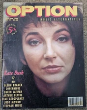 Kate Bush, Option Magazine March/April 1990 VG Queen Latifa, Judy Mowatt FREE SH