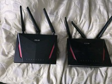 ASUS AC2900 2900Mbps Dual Band 4 Ports 1000Mbps Gaming Router (RT-AC86U) [2pack]