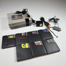 Nintendo NES System Bundle - New 72-Pin Connector - Serviced Tested 7 Games