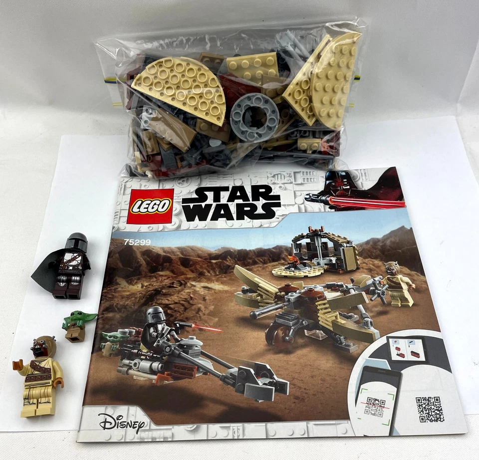 LEGO 75299 Star Wars The Mandalorian TROUBLE ON TATOOINE 100% Complete w Manual - Image 2 of 3