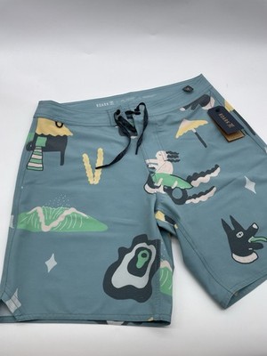 Roark ''the Passage''  18'' Boardshorts Size 31 Agave Blue