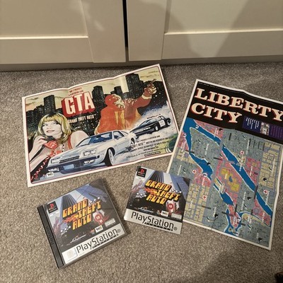 Grand Theft Auto PS1 (KOMPLETT MIT KARTEN) Sony Playstation